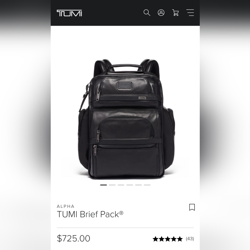 TUMI alpha Brief Pack